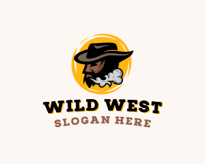 Cowboy - Cowboy Smoking Vape logo design