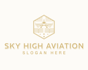 Aviation Plane Forwarding logo design