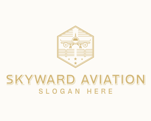 Aviation Plane Forwarding logo design