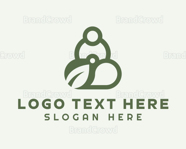 Green Yoga Relaxation Logo