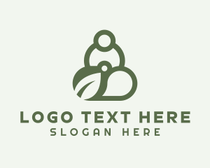 Green Yoga Relaxation Logo