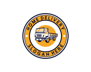 Cargo Truck Vehicle  logo design