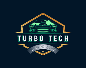 Turbo - Automotive Car Engine logo design