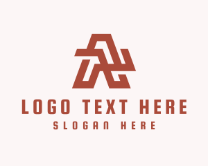Industrial - Digital Tech Letter A logo design