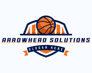 Basketball Sports Shield logo design