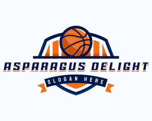 Basketball Sports Shield logo design