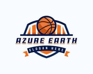 Basketball Sports Shield logo design