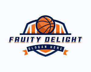 Basketball Sports Shield logo design