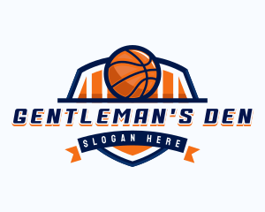 Basketball Sports Shield logo design