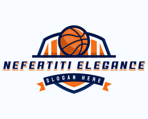 Basketball Sports Shield logo design