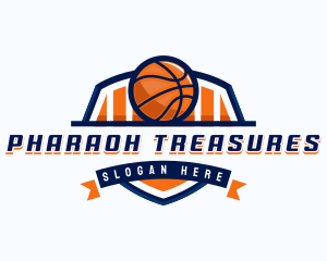 Basketball Sports Shield logo design