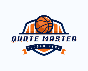 Basketball Sports Shield logo design