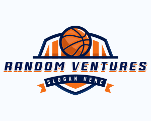 Basketball Sports Shield logo design