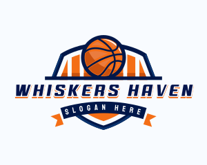 Basketball Sports Shield logo design