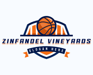 Basketball Sports Shield logo design