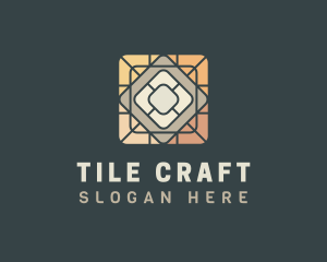 Floor Pattern Tiling logo design