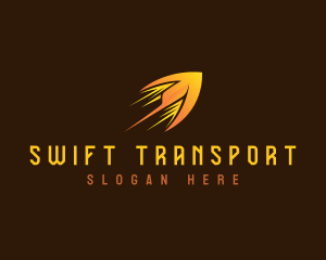 Logistic Arrow Transport logo design