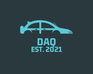 Mechanical - Blue Car Transportation logo design