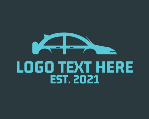 Journey - Blue Car Transportation logo design