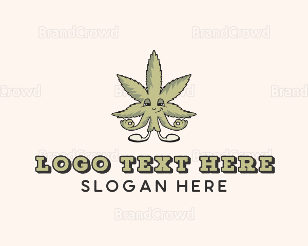 Weed Marijuana Leaf Logo