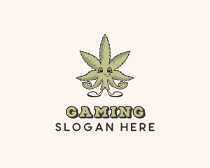 Cbd - Weed Marijuana Leaf logo design