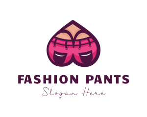 Pants - Seductive Heart Underwear logo design