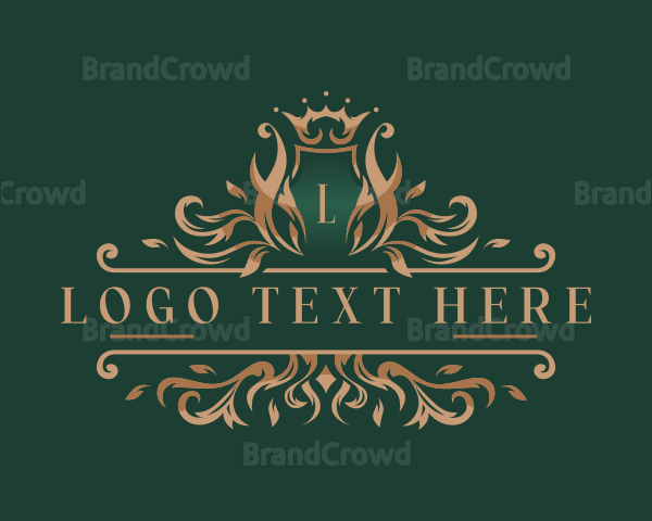 Elegant Royal Wreath Logo