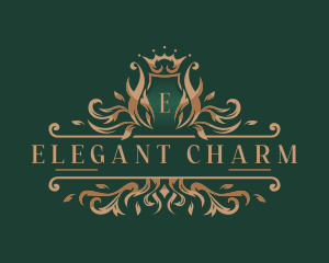 Elegant Royal Wreath logo design