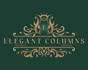 Elegant Royal Wreath logo design