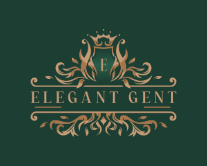 Elegant Royal Wreath logo design