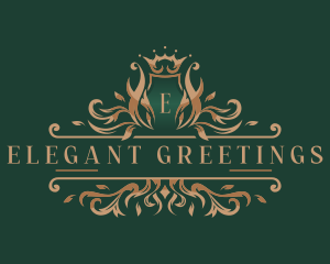 Elegant Royal Wreath logo design