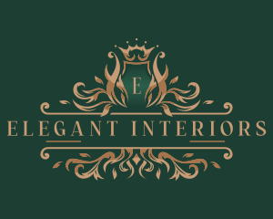 Elegant Royal Wreath logo design