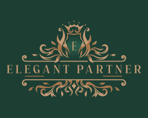 Elegant Royal Wreath logo design