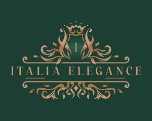 Elegant Royal Wreath logo design