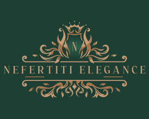 Elegant Royal Wreath logo design