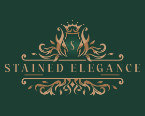 Elegant Royal Wreath logo design