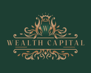 Elegant Royal Wreath logo design