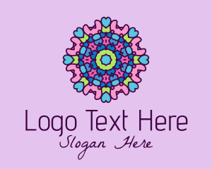 Mandala - Colorful Prism Ornament logo design