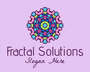 Fractal - Colorful Prism Ornament logo design