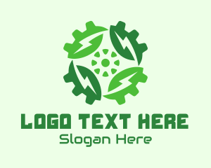 Green - Green Scientific Gear logo design