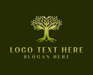 Nature Tree Planting Logo