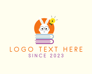 Teacher - Smart Bunny Books logo design