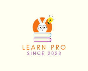 Teach - Smart Bunny Books logo design