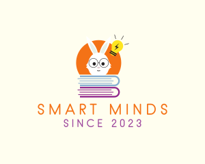 Smart Bunny Books logo design