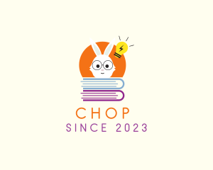 Smart Bunny Books logo design
