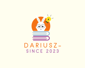 Bunny - Smart Bunny Books logo design