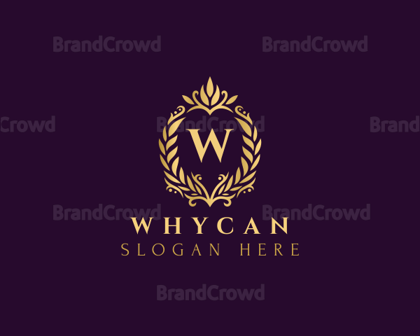 Elegant Royal Wreath Logo