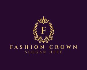 Elegant Royal Wreath logo design