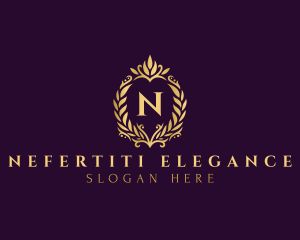 Elegant Royal Wreath logo design