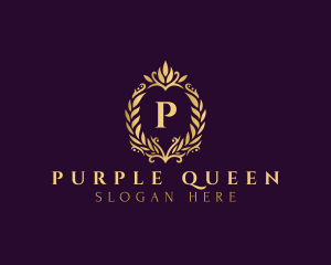 Elegant Royal Wreath logo design